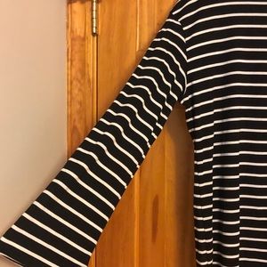 Free People Striped Turtleneck Dress